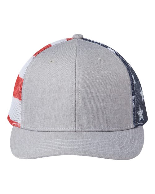 Product Heather Grey/ USA Flag