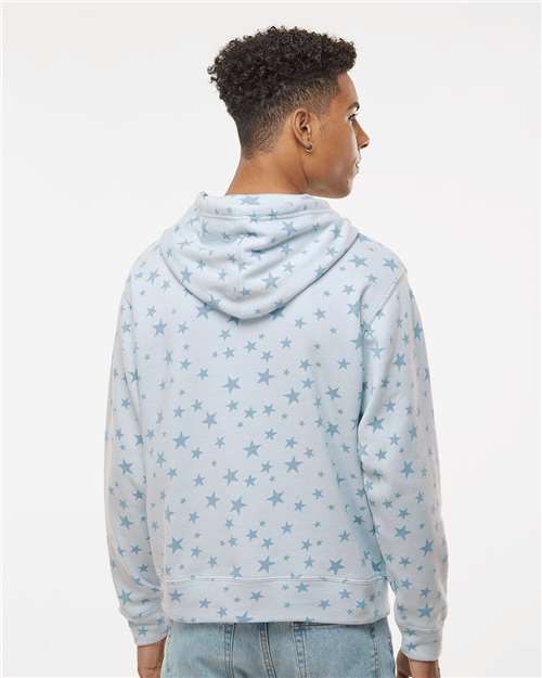 Back Model Chambray Stars Triblend