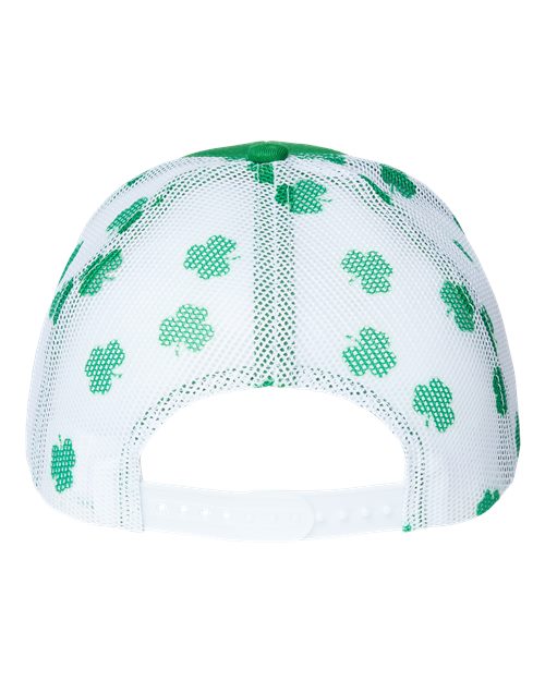 Back Product Kelly Green/ White/ Clover