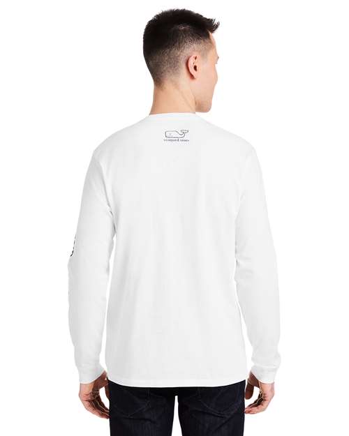 Back Model White Cap/ Blue Blazer