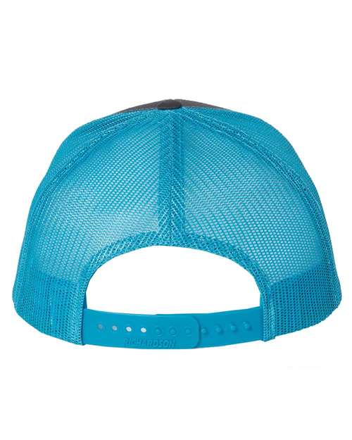 Back Product Charcoal/ Neon Blue