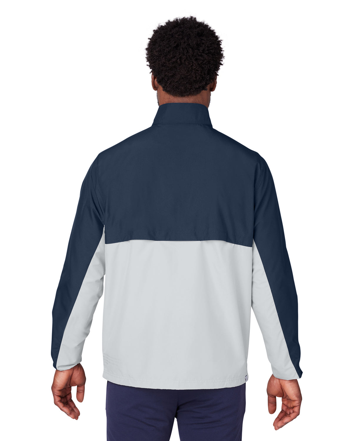 Back Model Navy Blazer/ High Rise