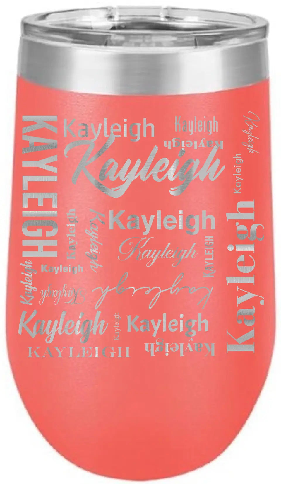 Double Walled Vacuum Insulated Travel Mug - Long First Name On Repeat copy