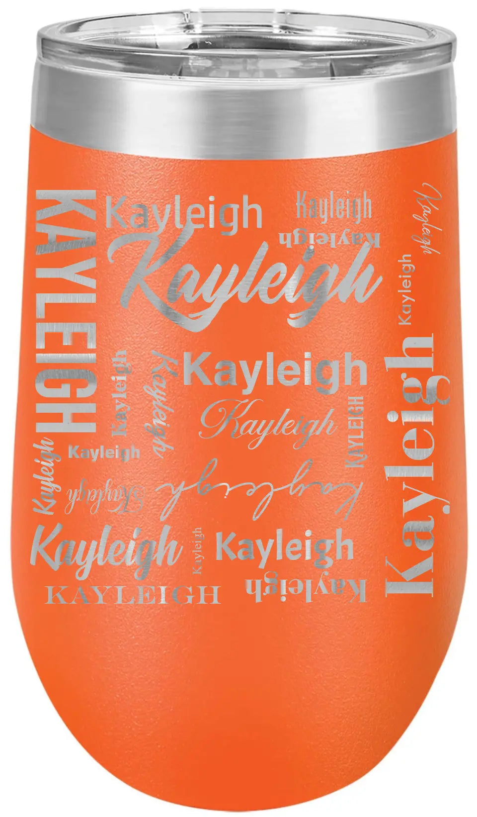 Double Walled Vacuum Insulated Travel Mug - Long First Name On Repeat copy