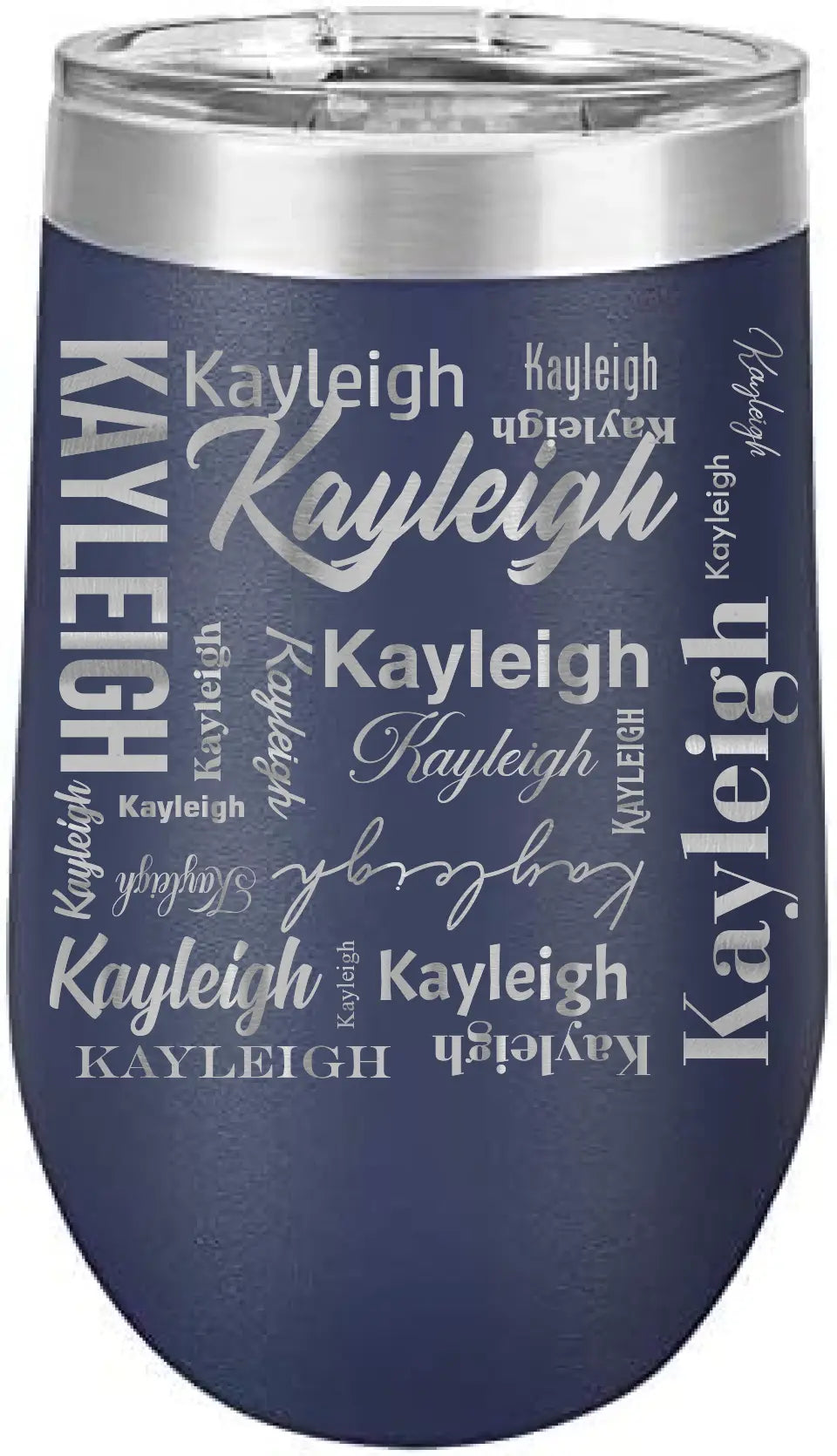 Double Walled Vacuum Insulated Travel Mug - Long First Name On Repeat copy