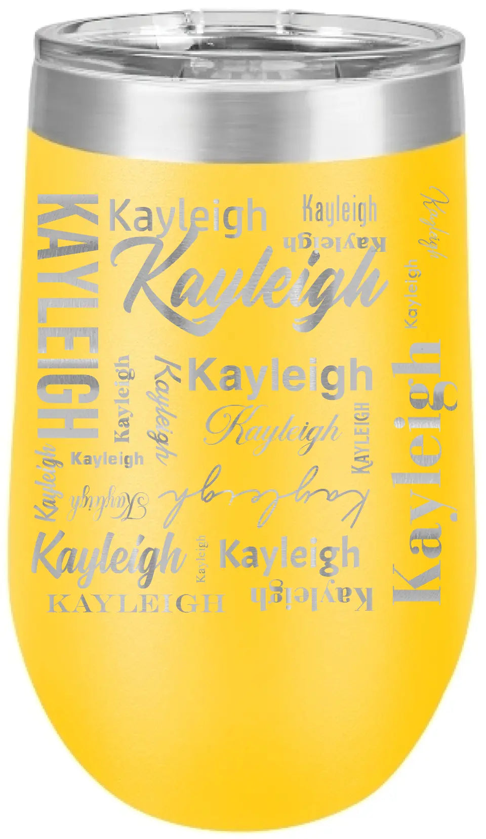 Double Walled Vacuum Insulated Travel Mug - Long First Name On Repeat copy