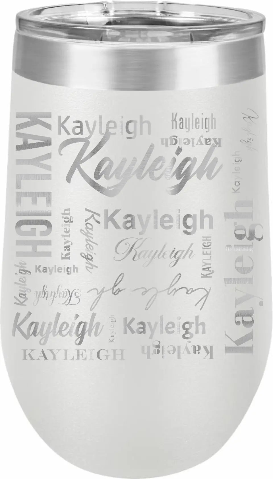 Double Walled Vacuum Insulated Travel Mug - Long First Name On Repeat copy