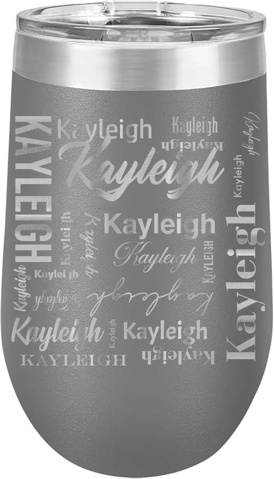 Double Walled Vacuum Insulated Travel Mug - Long First Name On Repeat copy