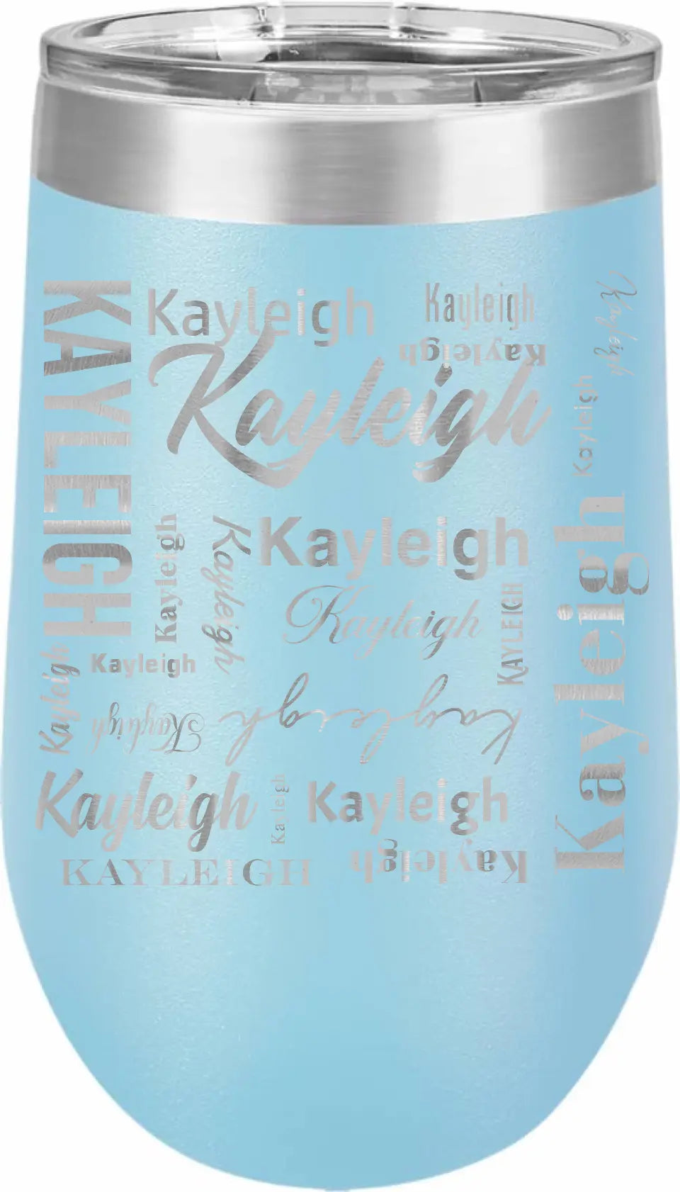 Double Walled Vacuum Insulated Travel Mug - Long First Name On Repeat copy