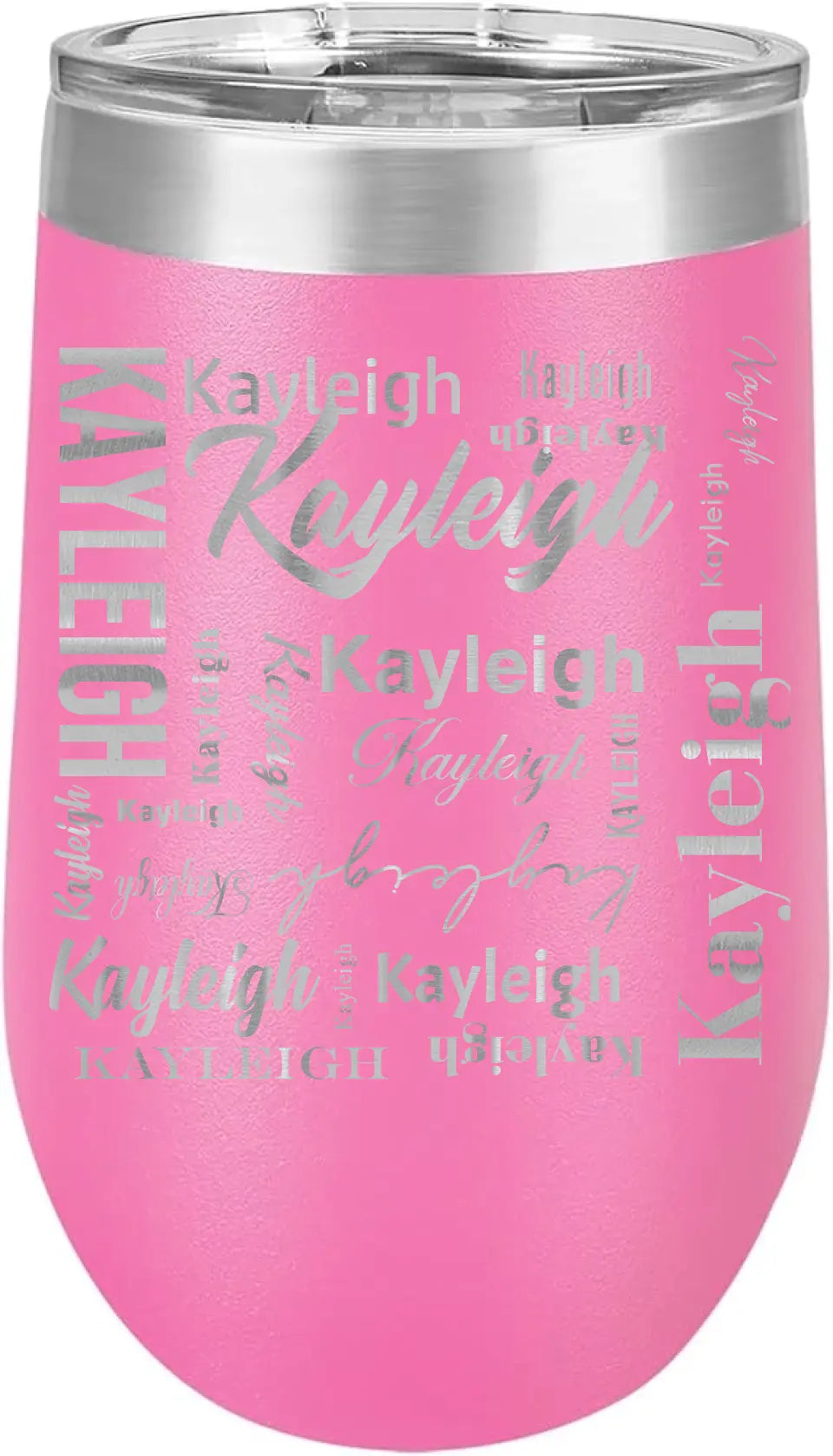 Double Walled Vacuum Insulated Travel Mug - Long First Name On Repeat copy