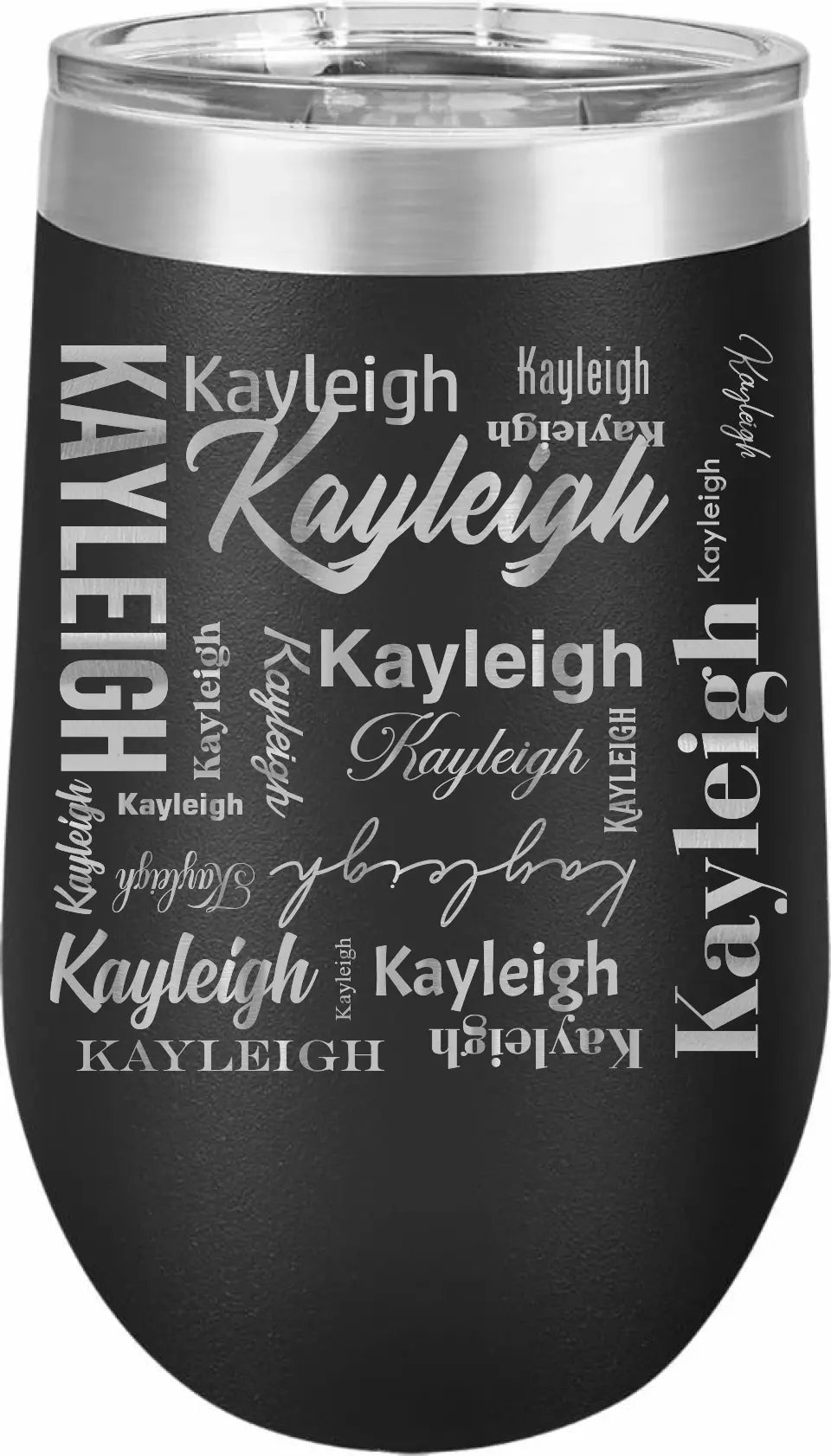 Double Walled Vacuum Insulated Travel Mug - Long First Name On Repeat copy