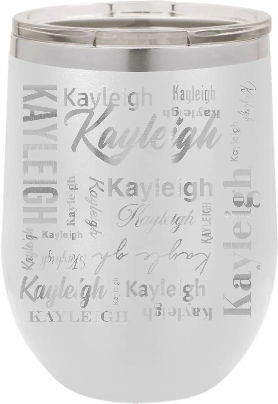 Double Walled Vacuum Insulated Travel Mug - Long First Name On Repeat copy