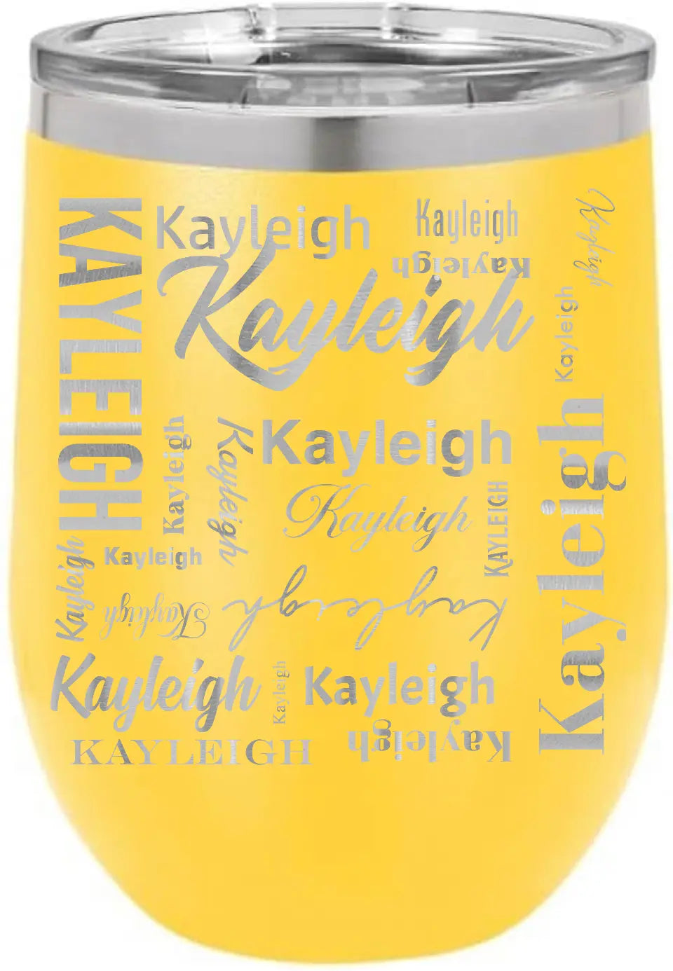 Double Walled Vacuum Insulated Travel Mug - Long First Name On Repeat copy