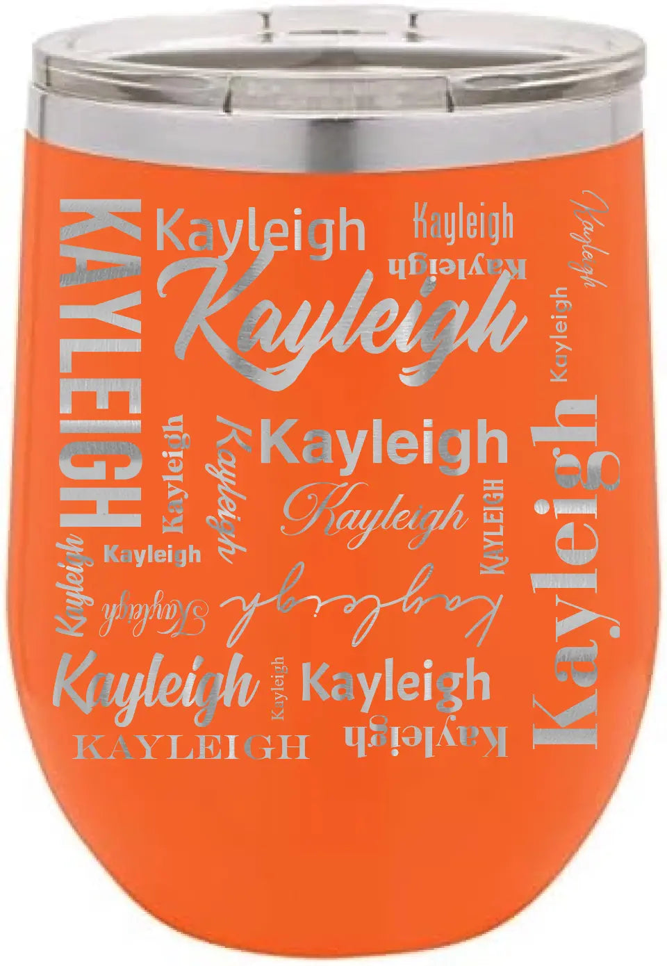 Double Walled Vacuum Insulated Travel Mug - Long First Name On Repeat copy