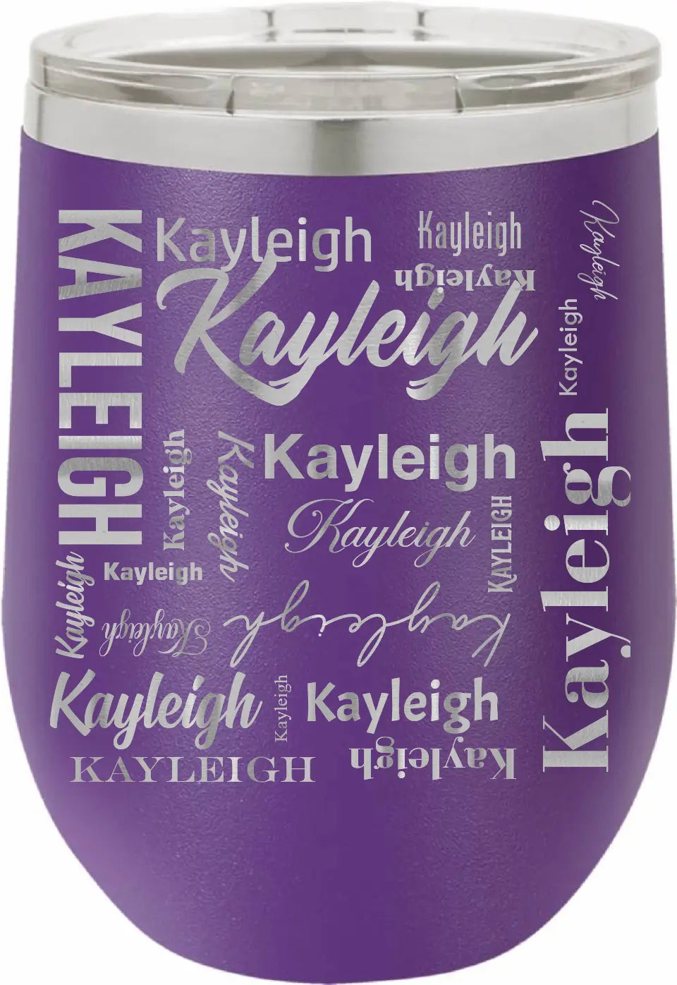 Double Walled Vacuum Insulated Travel Mug - Long First Name On Repeat copy