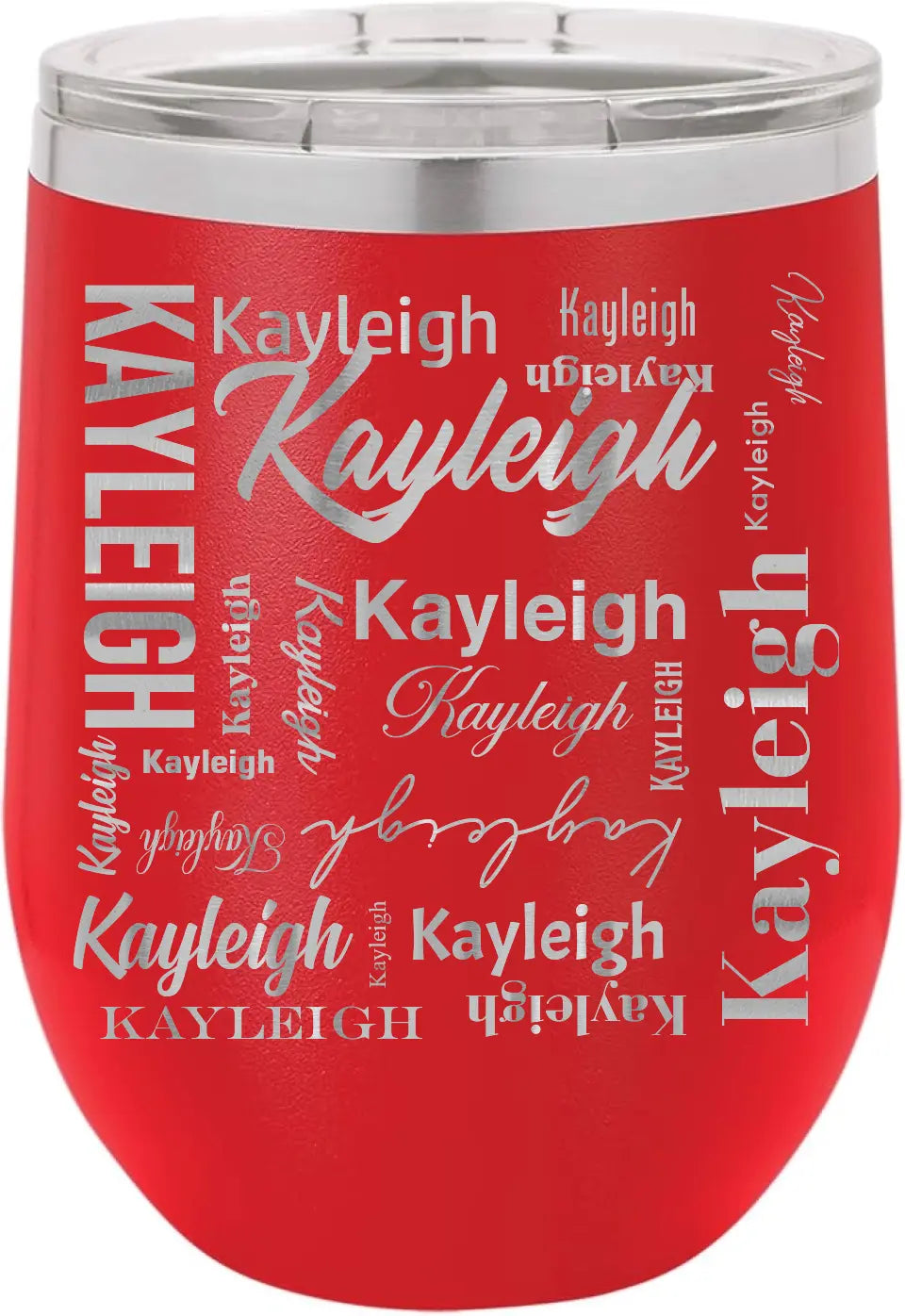 Double Walled Vacuum Insulated Travel Mug - Long First Name On Repeat copy