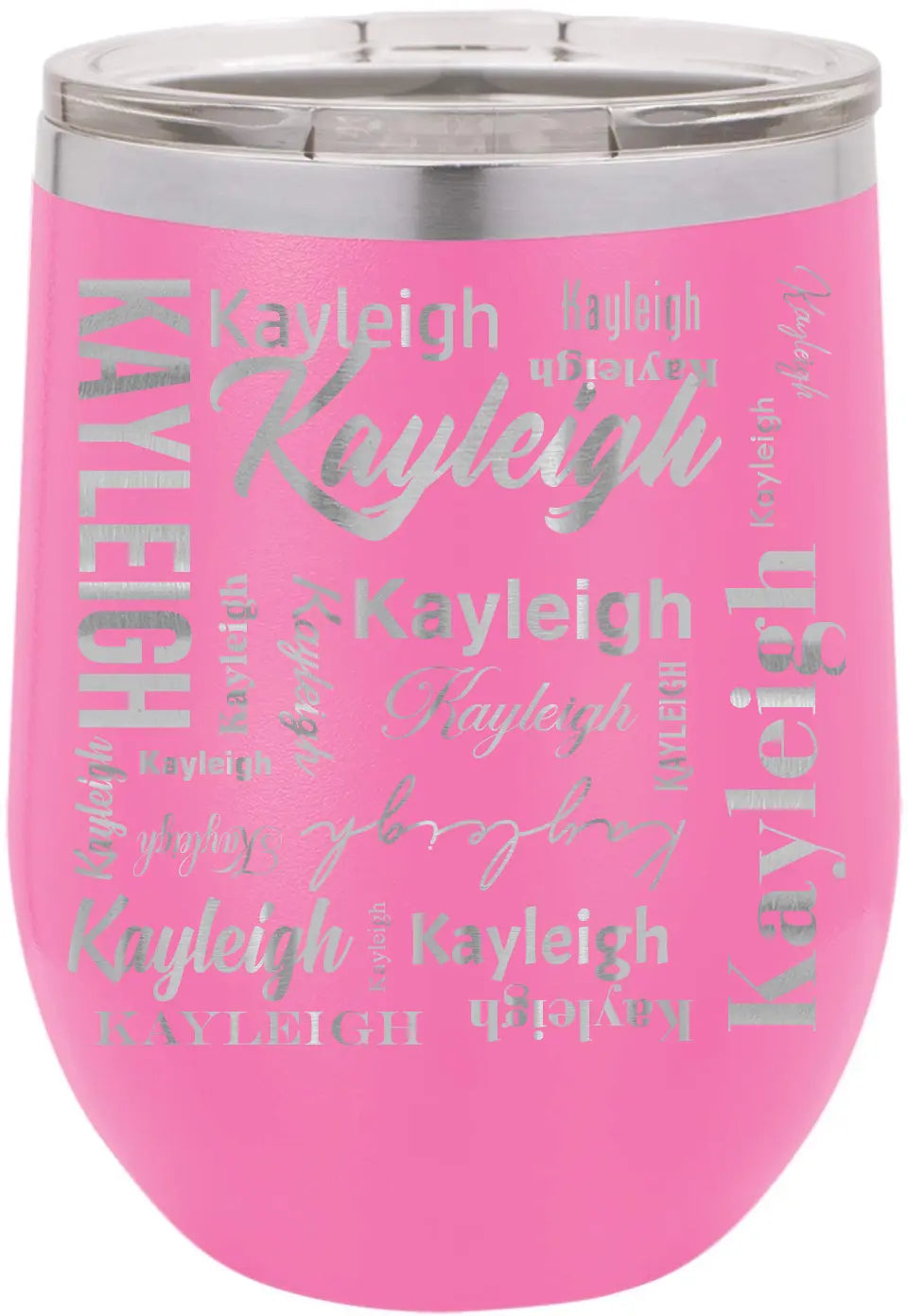 Double Walled Vacuum Insulated Travel Mug - Long First Name On Repeat copy