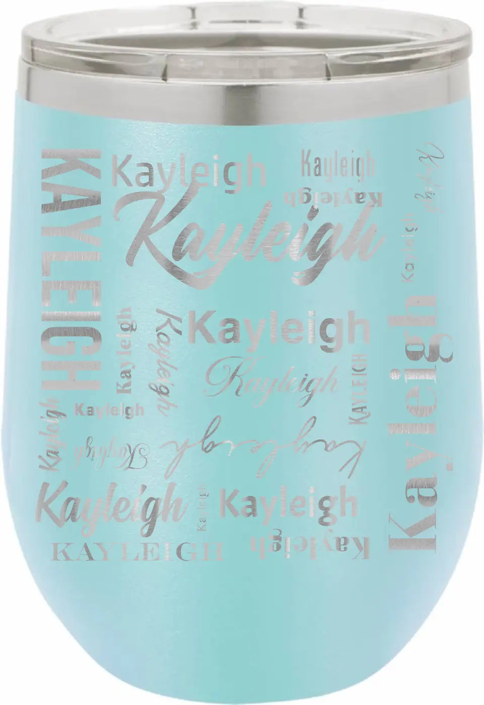 Double Walled Vacuum Insulated Travel Mug - Long First Name On Repeat copy