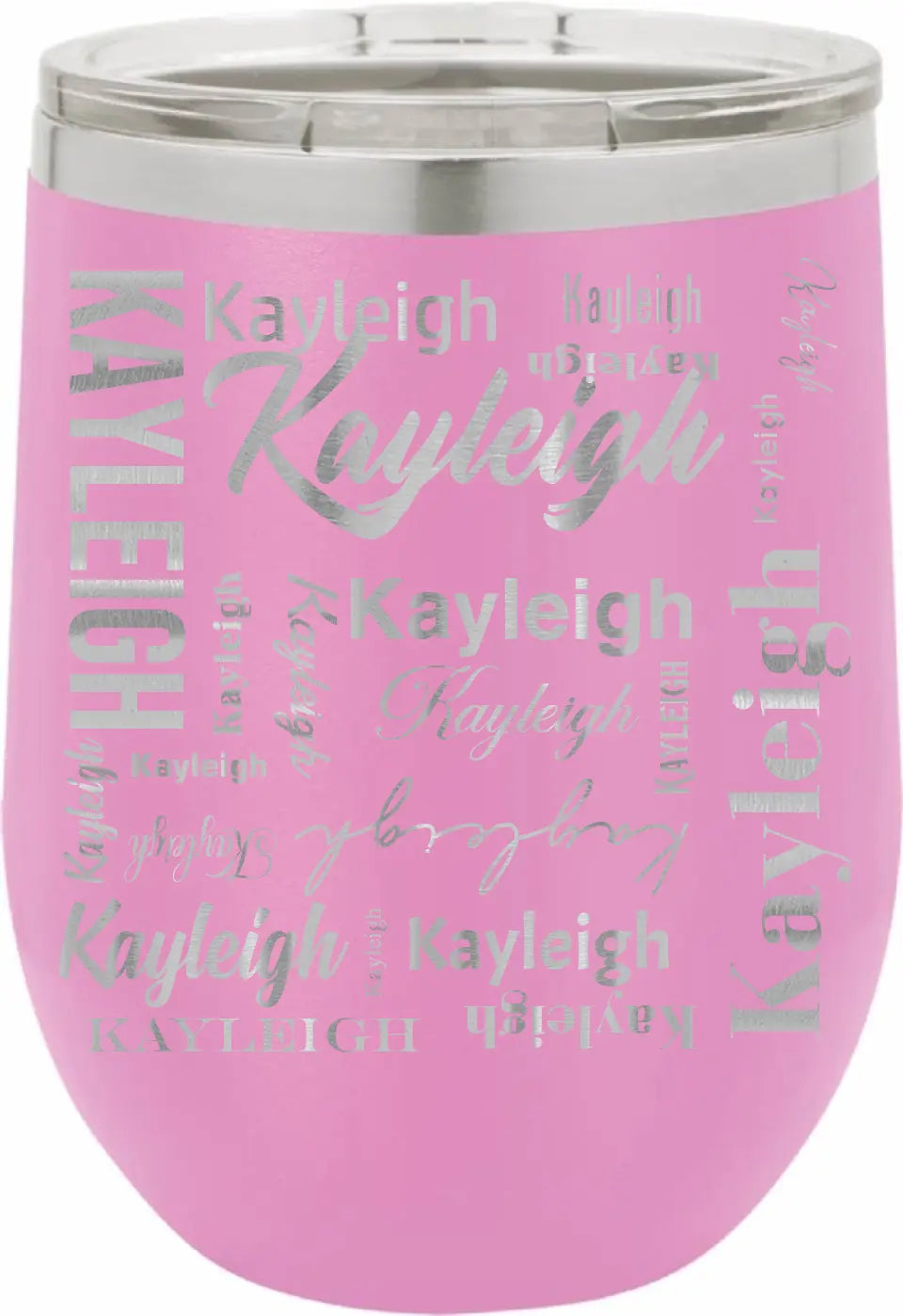 Double Walled Vacuum Insulated Travel Mug - Long First Name On Repeat copy