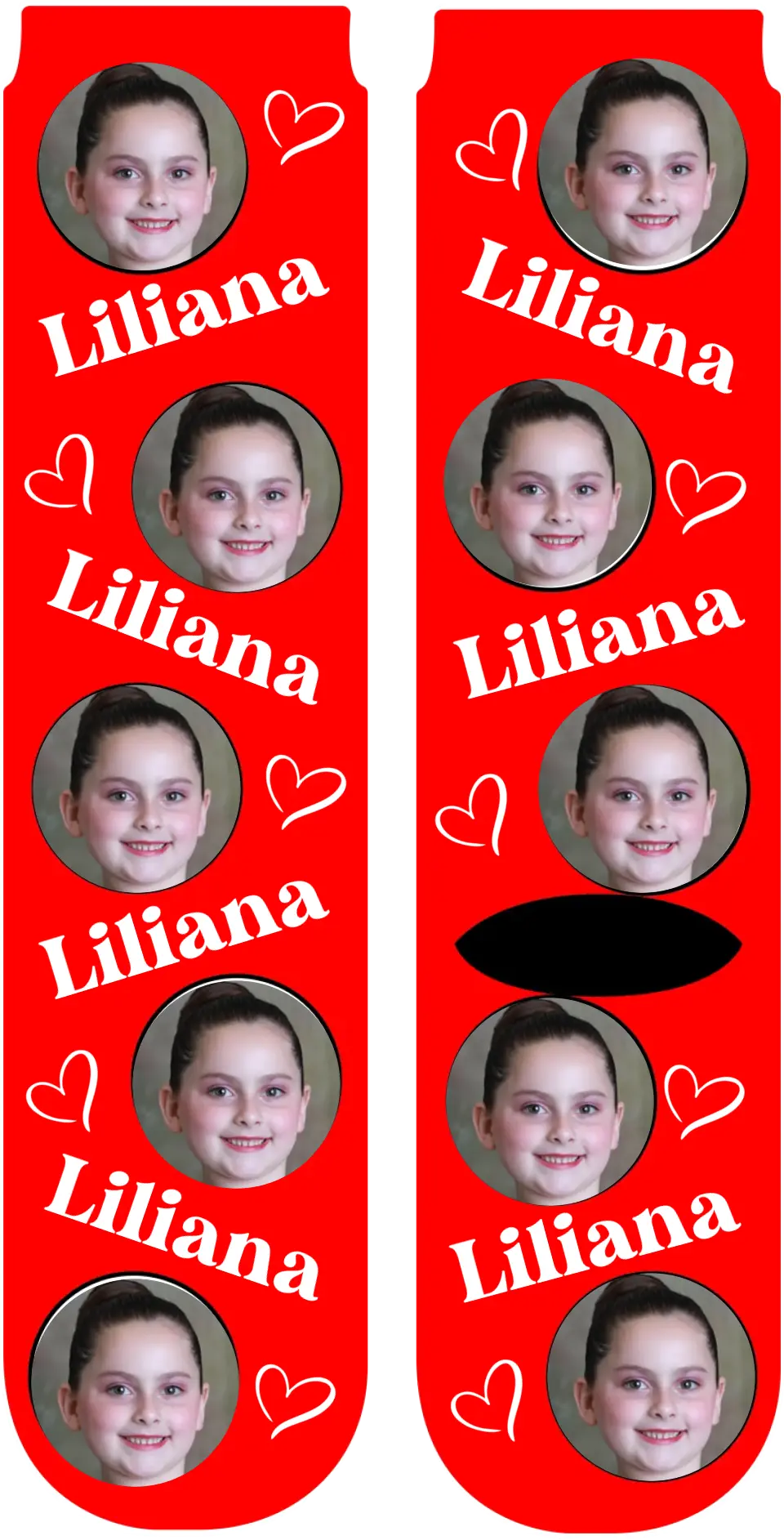 Adult Crew Socks - Custom Photo