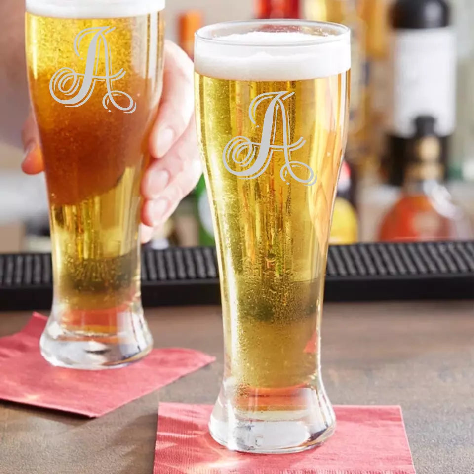 Classic Pilsner Glass - Monogram