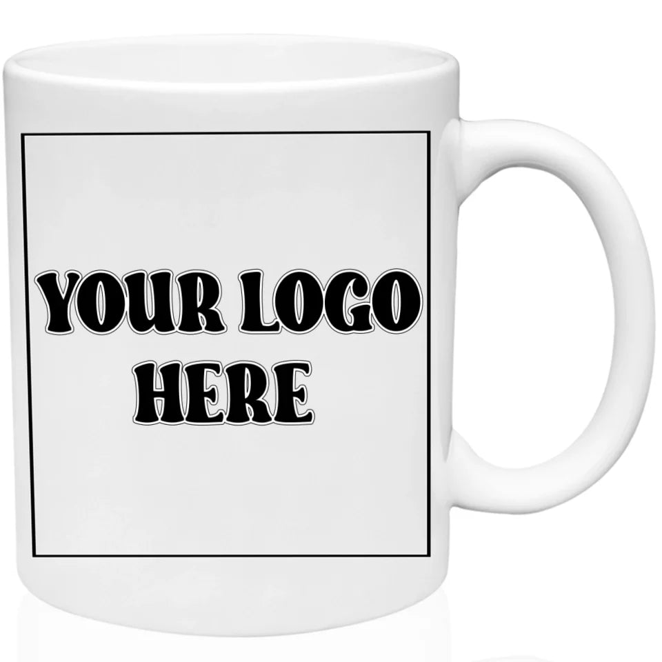 Custom Logo Coffee Mug - One Sided Print