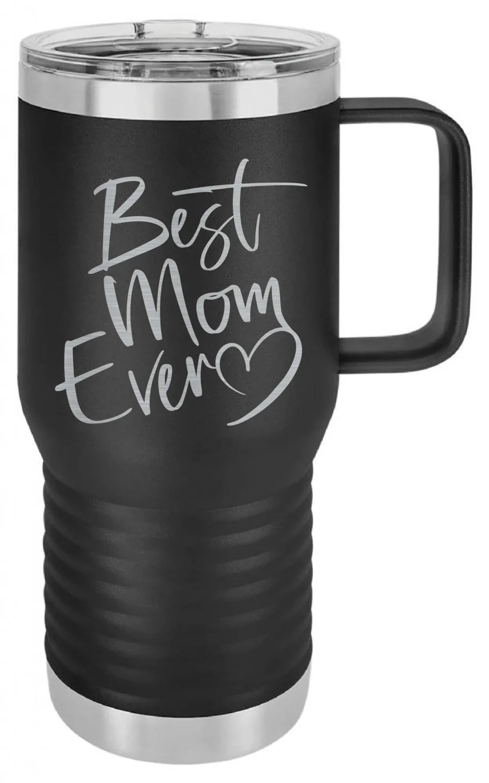 Cute & Funny Mom Themed Engraved Travel Mugs - High Quality Double Walled Vacuum Insulated - 15, 20 & 40 Ounce Capacity