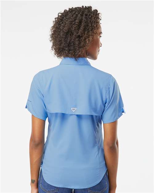 Back Model White Cap Blue