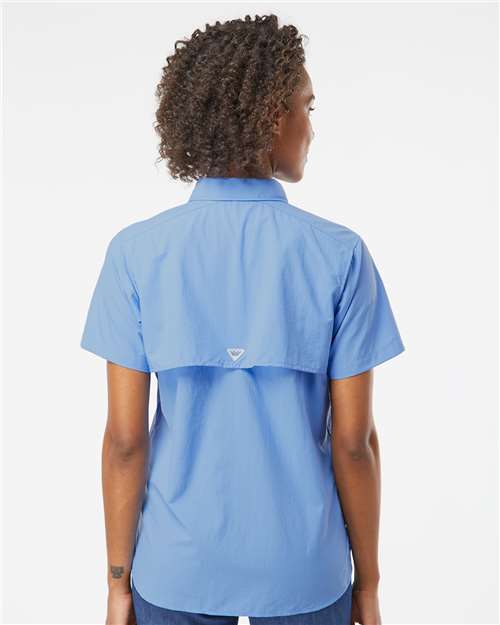 Back Model White Cap Blue
