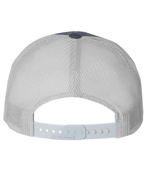 Back Product Heather Navy/ Light Grey