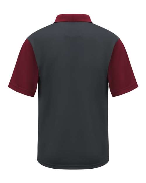 Back Product Charcoal/ Burgundy