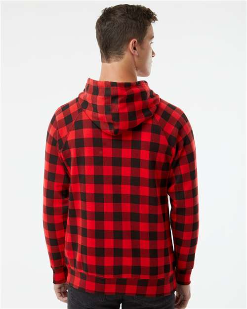 Back Model Red Buffalo Plaid