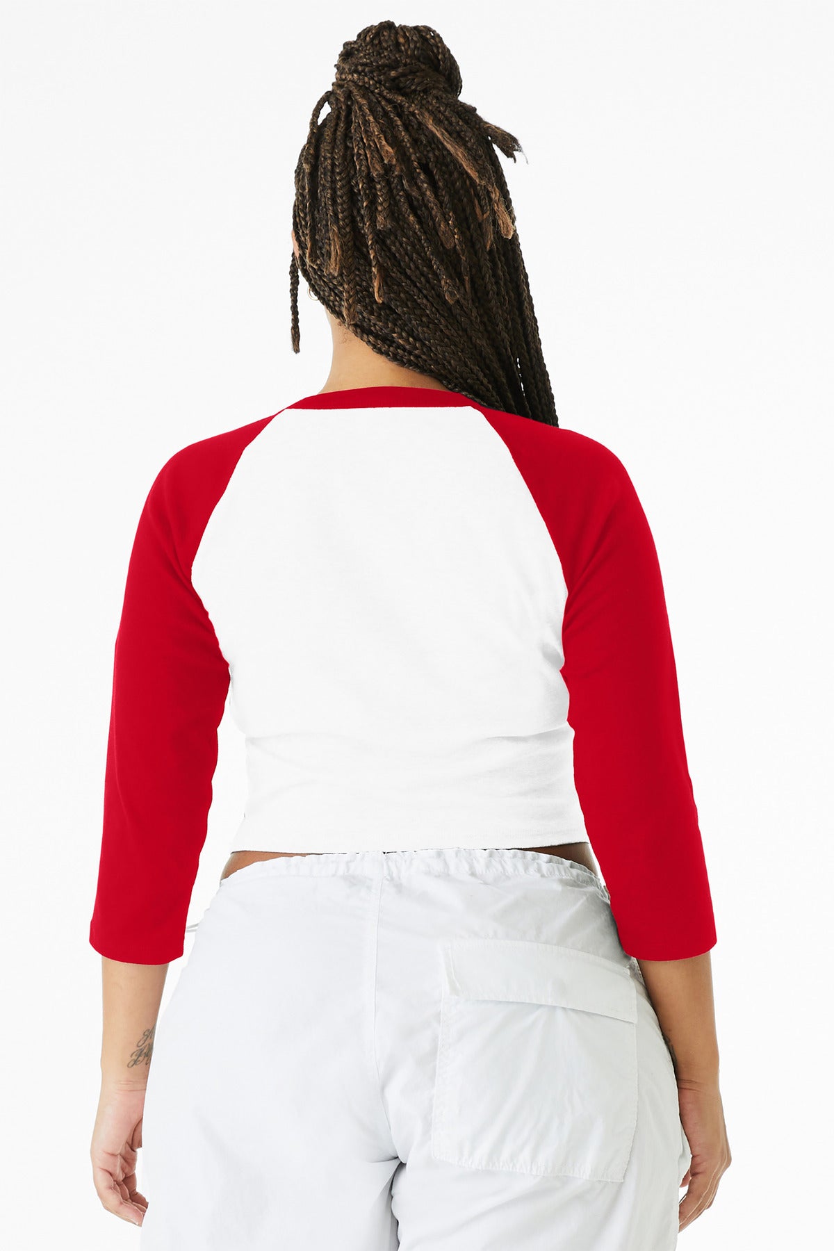 Back Model White/ Red