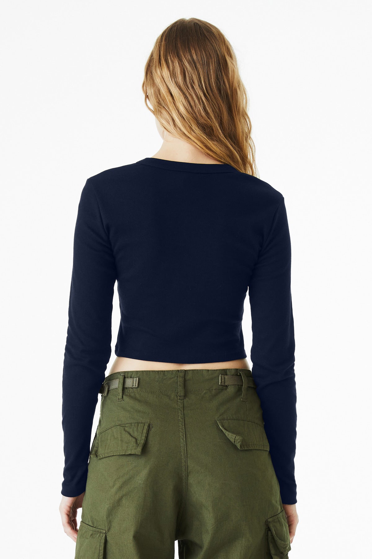 Back Model Solid Navy Blend