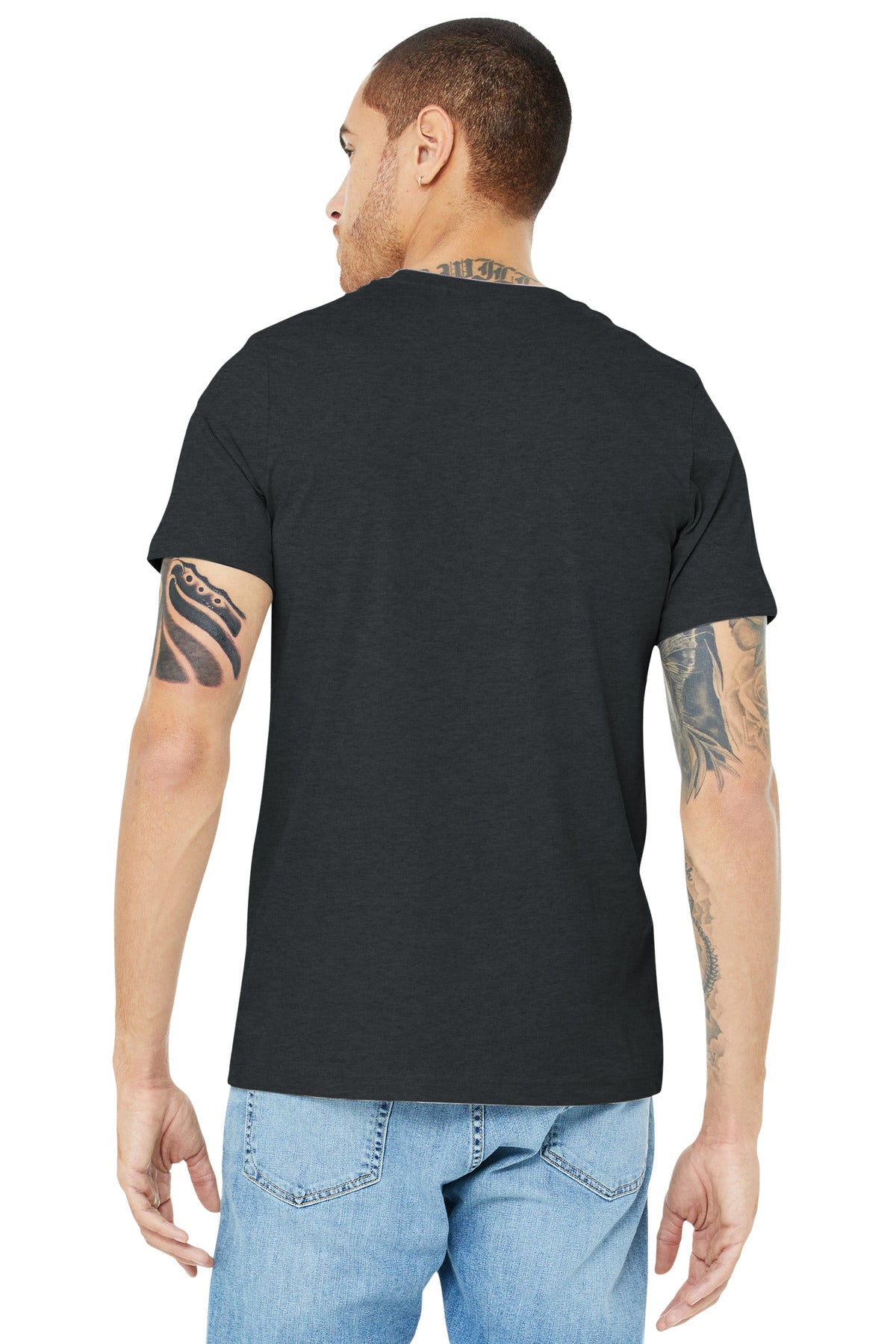 Back Model Dark Grey Heather