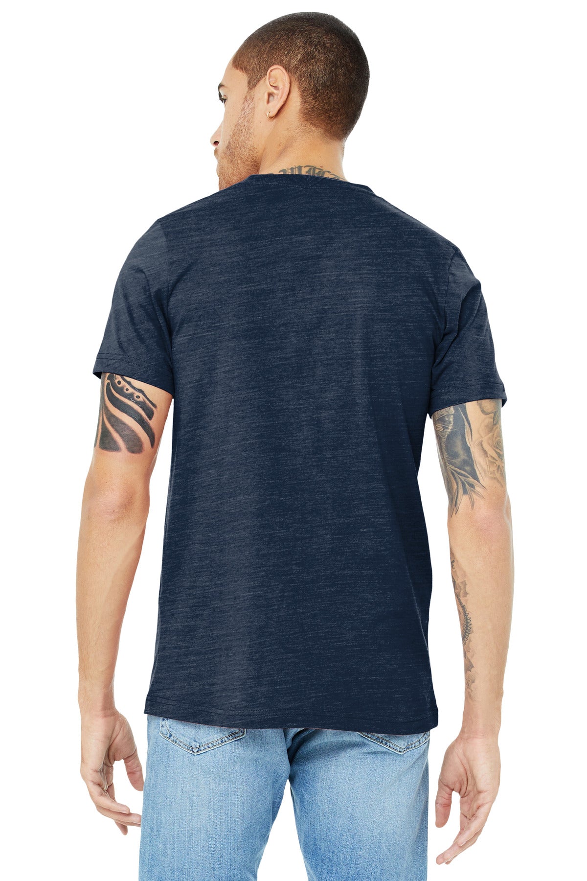 Back Model Navy Slub