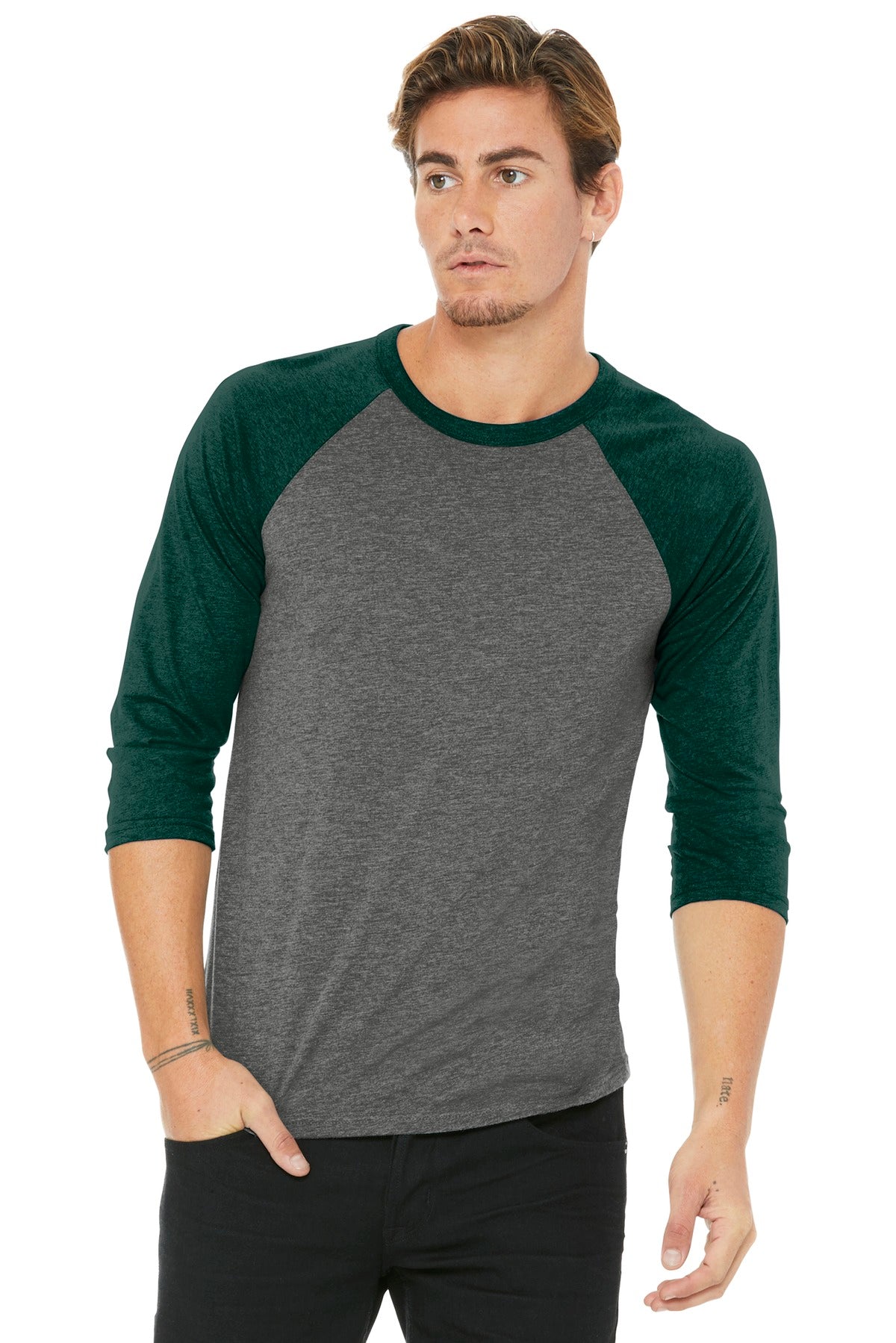 Model Grey/ Emerald Triblend