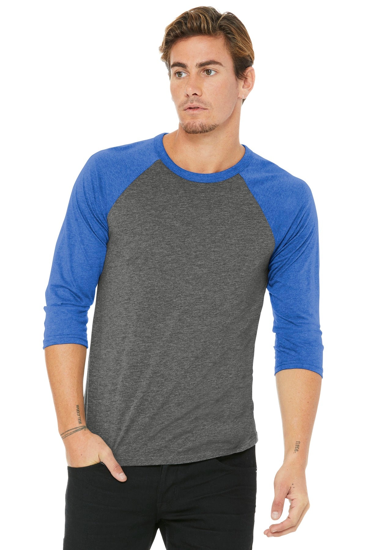 Model Grey/ True Royal Triblend