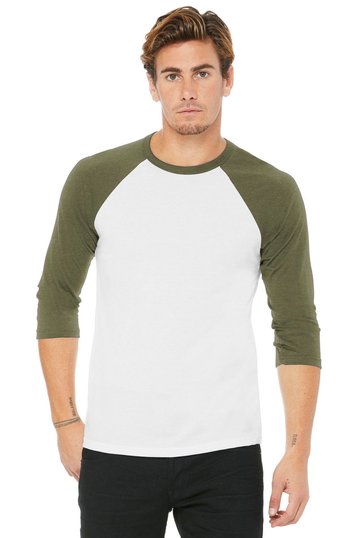 Model White/ Heather Olive