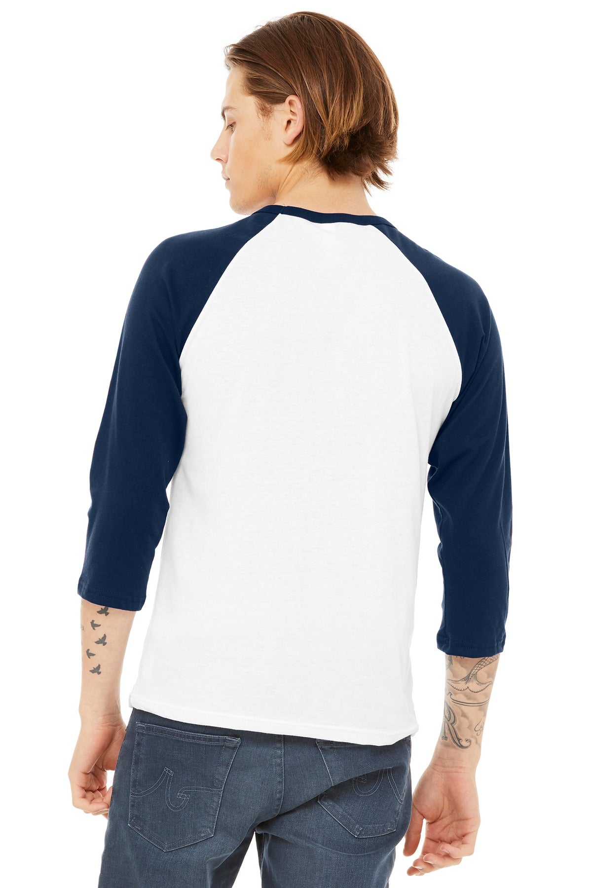 Back Model White/ Navy