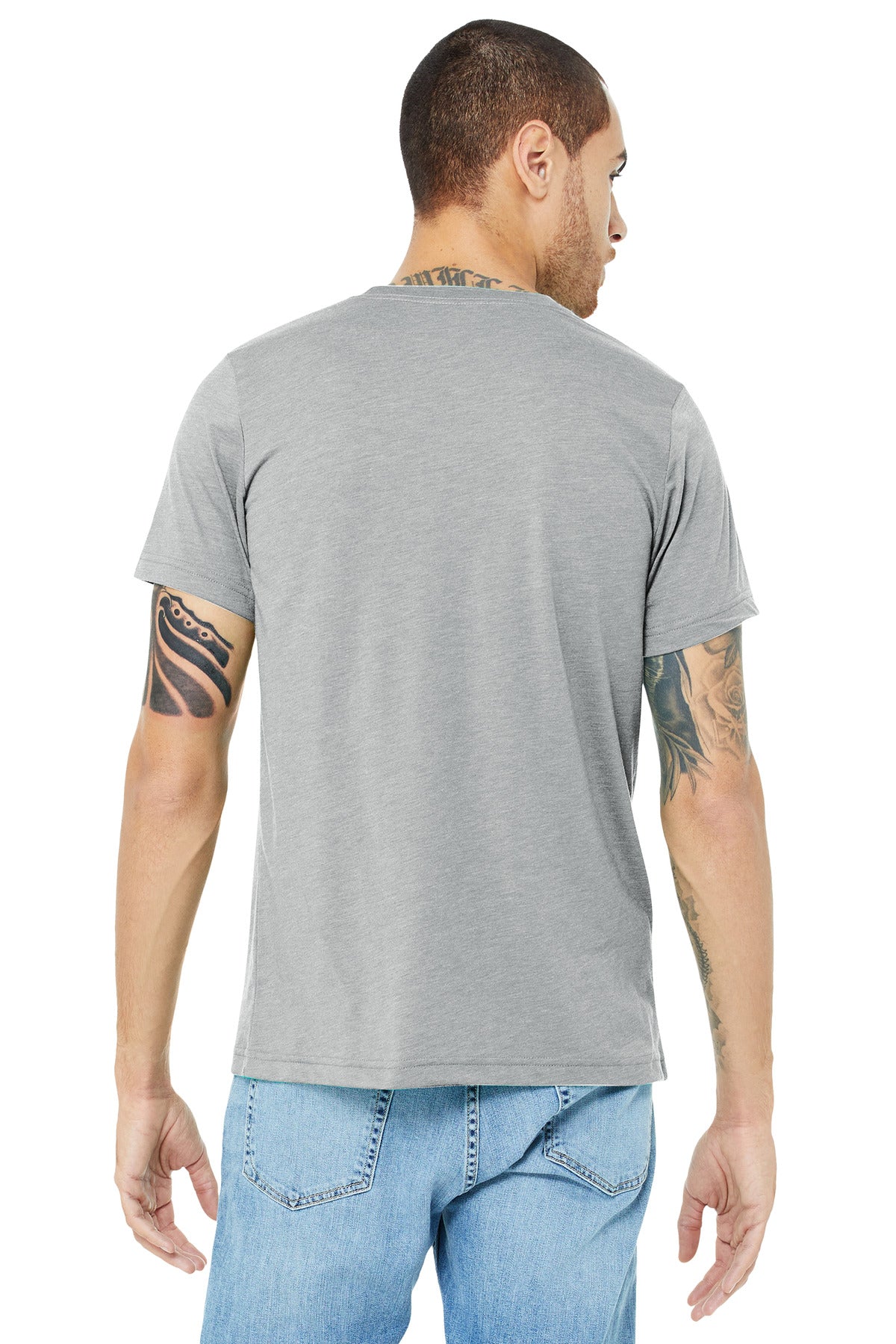 Back Model Athletic Grey Triblend