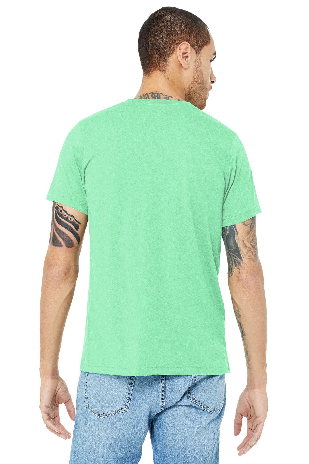 Back Model Mint Triblend