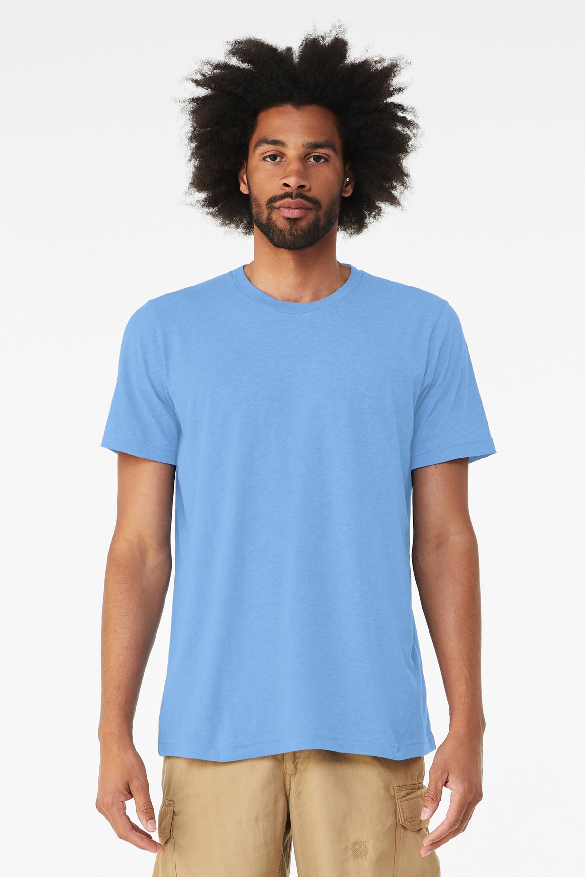 Model Solid Carolina Blue Triblend