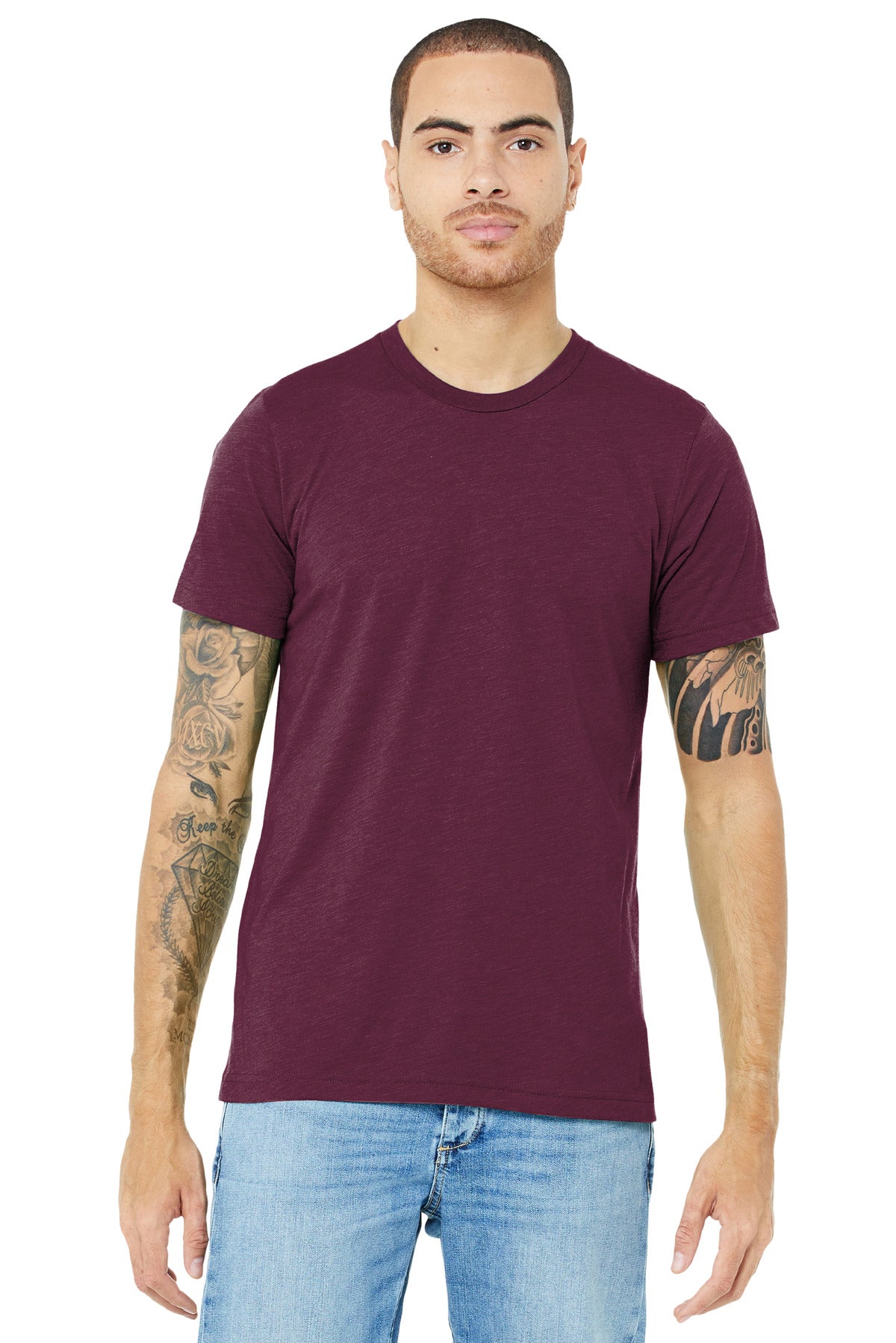 Model Solid Maroon Triblend