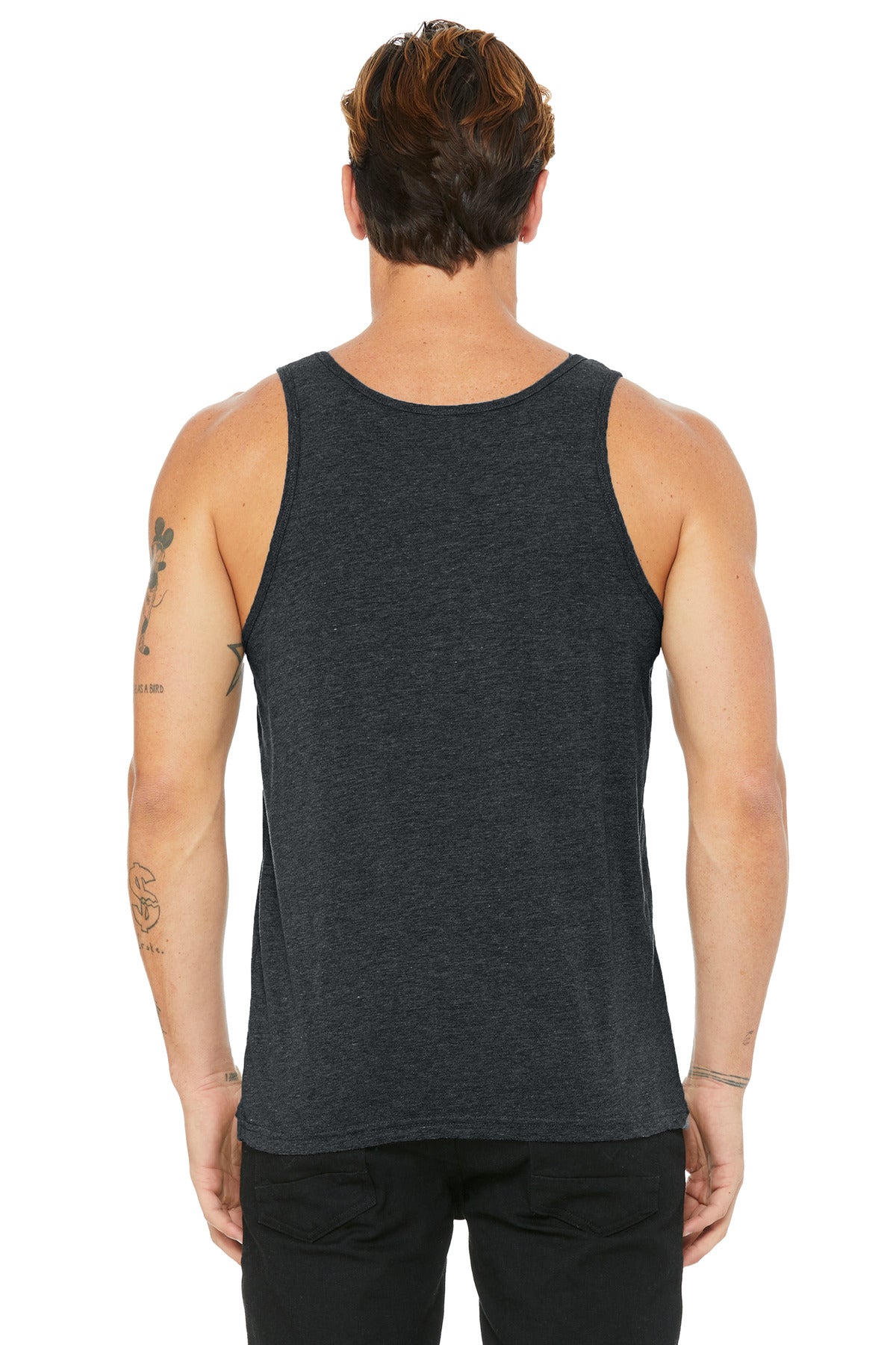 Back Model Dark Grey Heather
