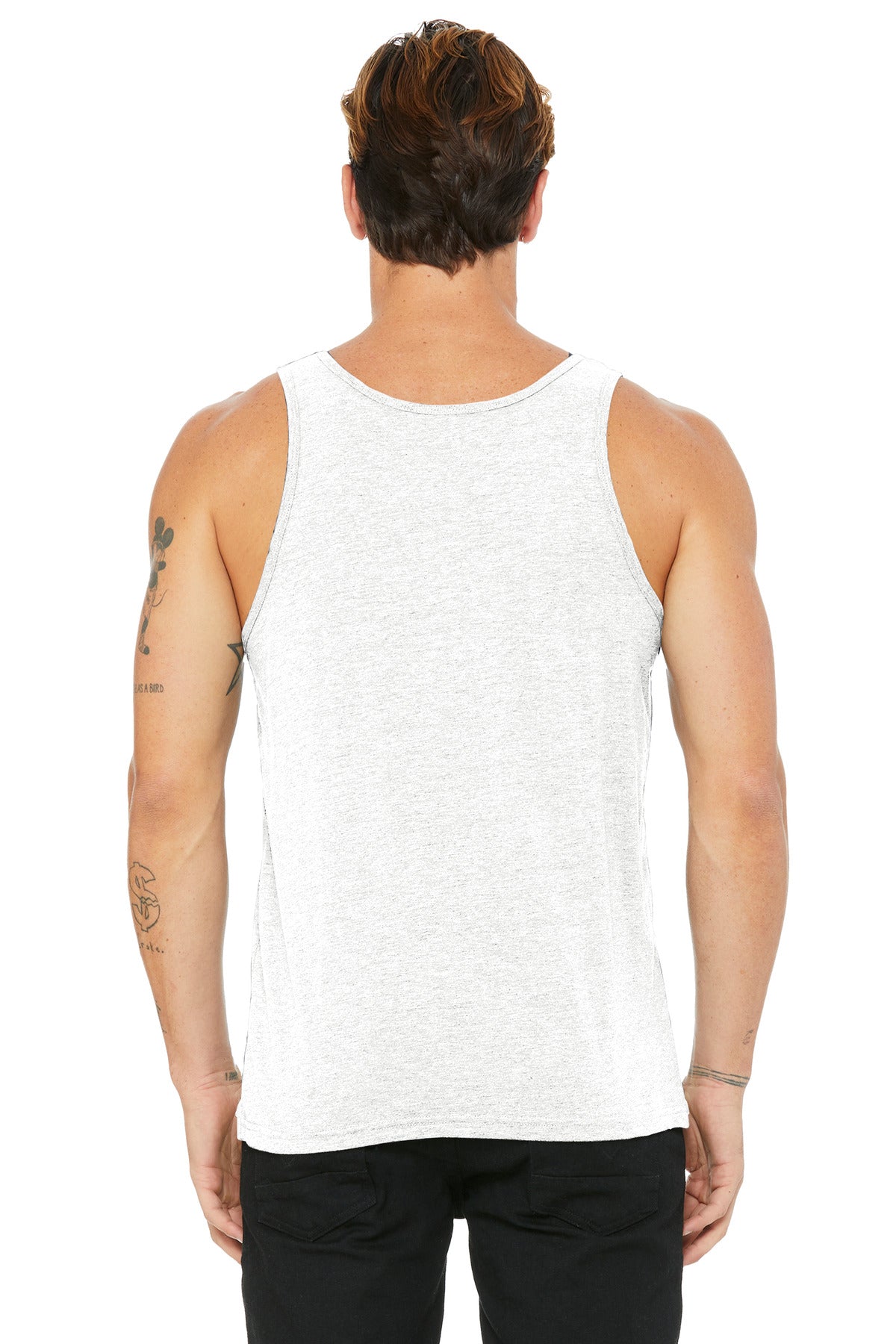 Back Model White Fleck Triblend