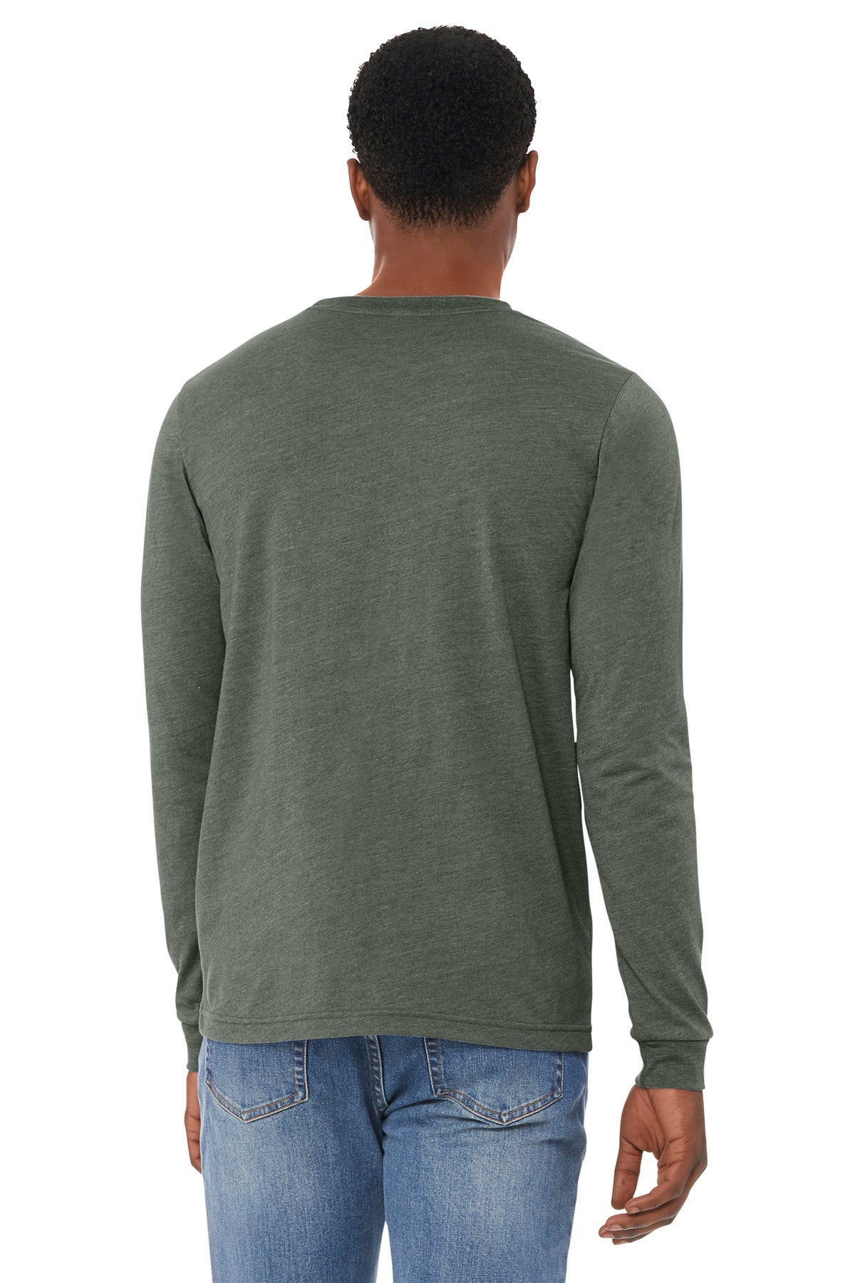 Back Model Heather Military Green