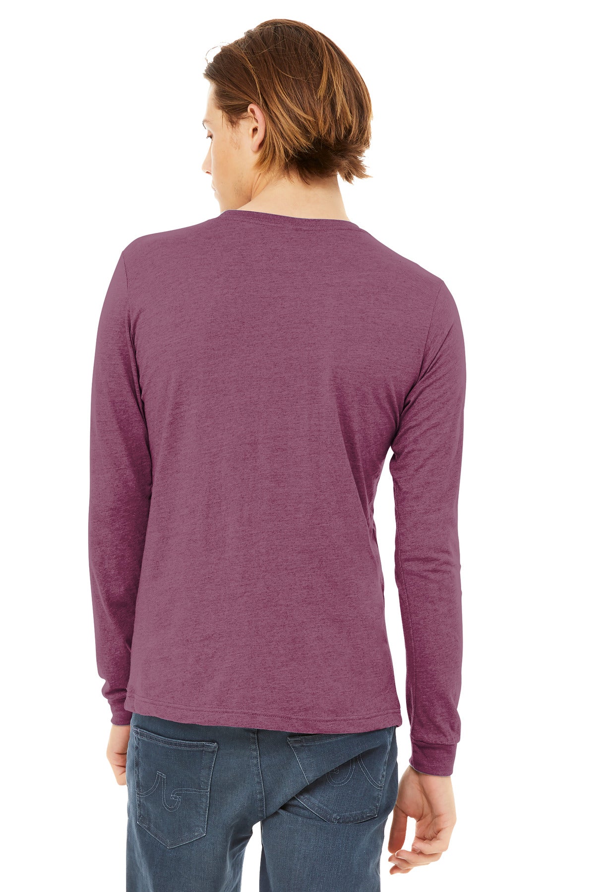 Back Model Maroon Triblend