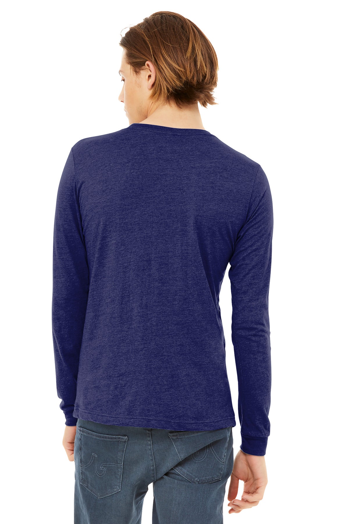 Back Model Navy Triblend