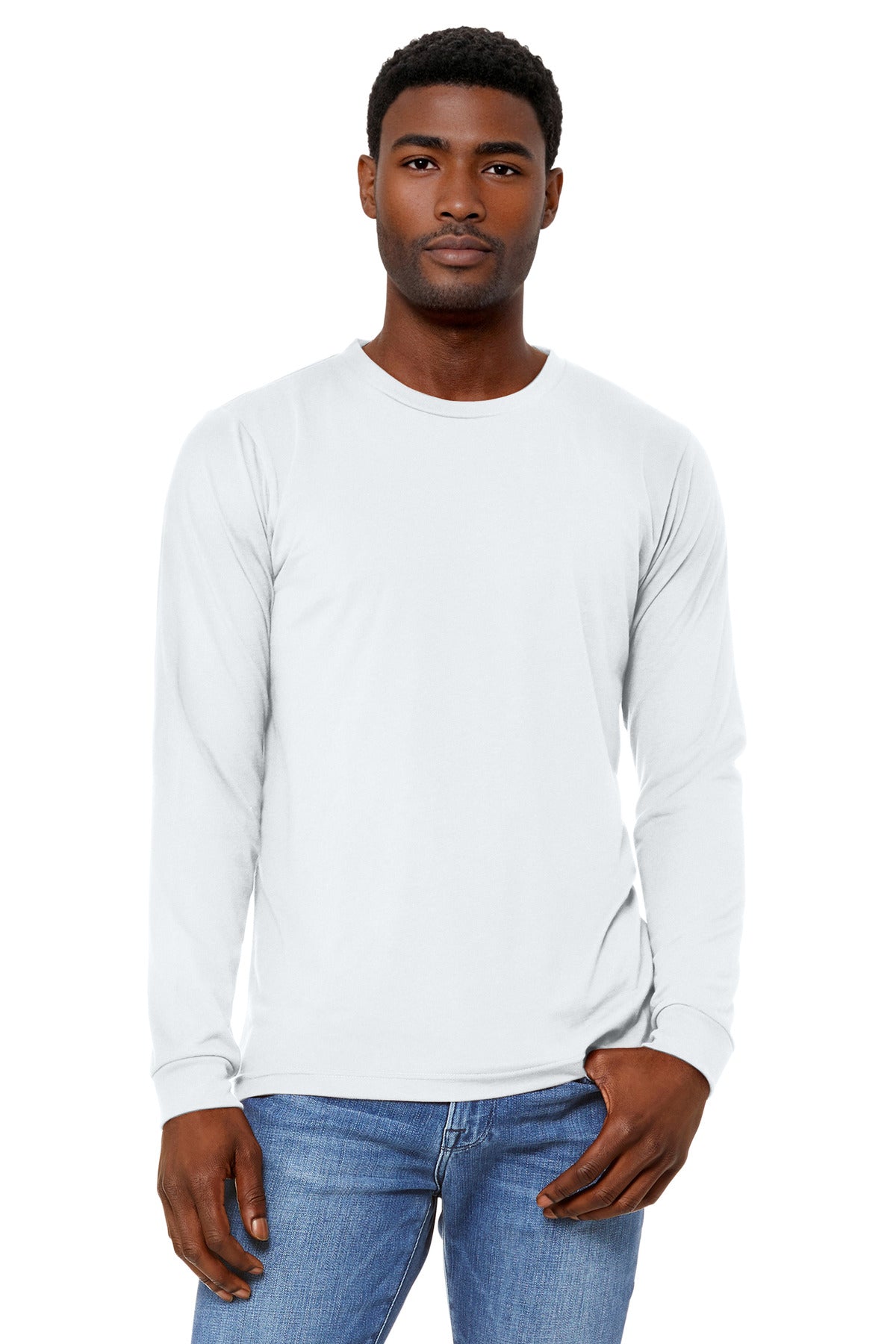Model Solid White Triblend